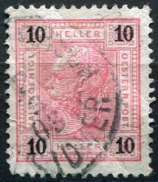 (1901) MiNr. 89 B - O - Austro-Węgry - znaczek: Franciszek Józef I.