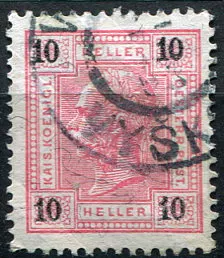 (1901) MiNr. 89 B - O - Austro-Węgry - znaczek: Franciszek Józef I.