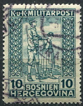 (1918) MiNr. 142 - O - Bośnia i Hercegowina (Austro-Węgry) - inwalida wojenny
