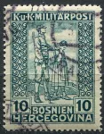 (1918) MiNr. 142 - O - Bosna a Hercegovina (Rakousko-Uhersko) - válečný invalida