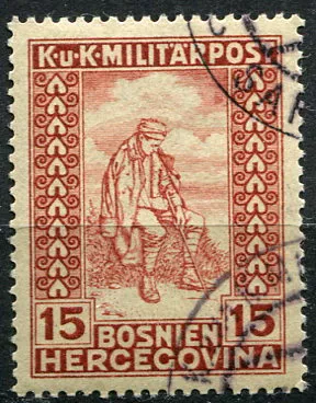 (1918) MiNr. 143 - O - Bośnia i Hercegowina (Austro-Węgry) - inwalida wojenny
