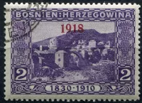 (1918) MiNr. 147 - O - Bośnia i Hercegowina (Austro-Węgry) - Most w Mostarze - reprint z 1918 r.
