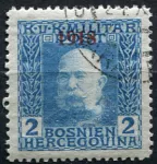 (1918) MiNr. 148 - O - Bośnia i Hercegowina (Austro-Węgry) - Cesarz Franciszek Józef I - reprint z 1918 r.