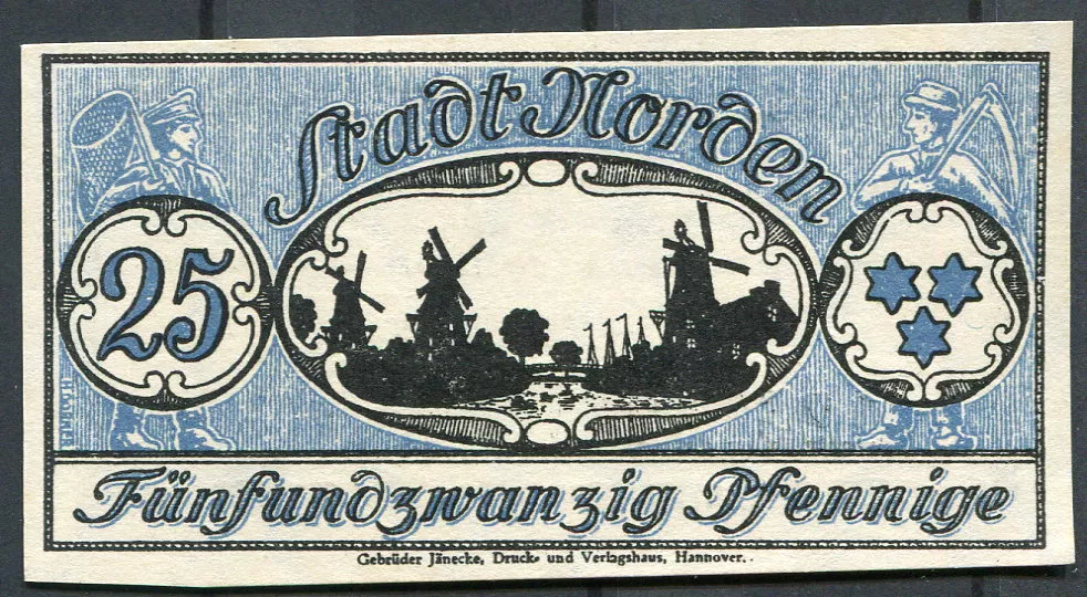 (1921) Norden - 25 Pfening (UNC) (1921) Norden - 25 Pfening (UNC)