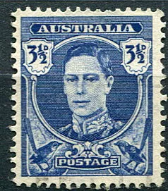 (1942) MiNr. 167 (O) - Australia - Król Jerzy VI (1895-1952) (1942) MiNr. 167 (O) - Australia - Król Jerzy VI (1895-1952)