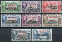 (1944) MiNr. SG B 1-8 ** - Falklandy - Zależność od Georgii Południowej - kompletna seria