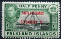 (1944) MiNr. SS 1 * - Falklandy - Zależność od Szetlandów Południowych - pomnik