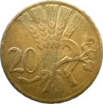 (1949) Czechosłowacja - 20 hal. (km20)