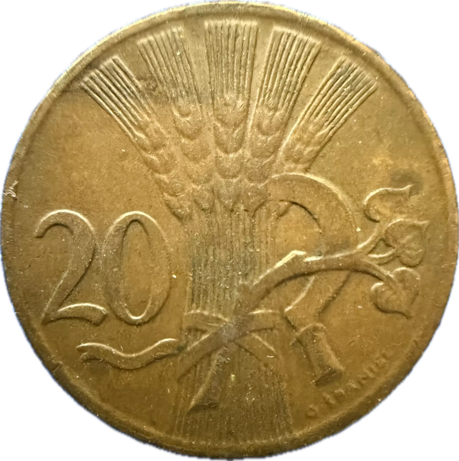 (1949) Czechosłowacja - 20 hal. (km20)