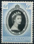 (1953) MiNr. 162 ** - Bahamy - Korunovace královny Alžběty II.