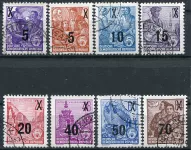 (1954) MiNr. 435 - 442 - O - DDR - Pierwszy plan pięcioletni - reprint