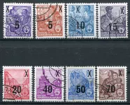 (1954) MiNr. 435 - 442 - O - DDR - Pierwszy plan pięcioletni - reprint