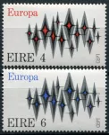 (1972) MiNr. 276 - 277 ** - Irlandia - Europa