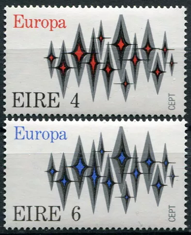 (1972) MiNr. 276 - 277 ** - Irsko - Europa