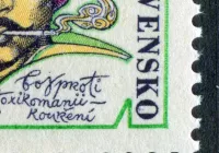 (1976) č. 2215 ** - Československo - DV (zp:1) - skvrna v "o" (č.n.)