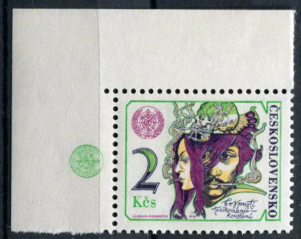 (1976) č. 2215 ** - Československo - DV (zp:1) - skvrna v "o" (č.n.)