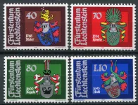 (1981) MiNr. 766 - 769 ** - Lichtenštejnsko - Erby