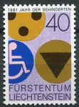 (1981) MiNr. 774 ** - Lichtenštejnsko - Mezinárodní rok invalidů