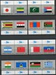 (1987) MiNr. 524 - 539 ** (2-er) - ONZ Nowy Jork - Seria flag 1987