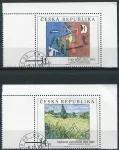(1993) MiNr. 26 + 27 (K2) - O - Republika Czeska - Sztuka (1993)