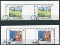 (1993) MiNr. 26 + 27 (K6) - O - Republika Czeska - Sztuka (1993)