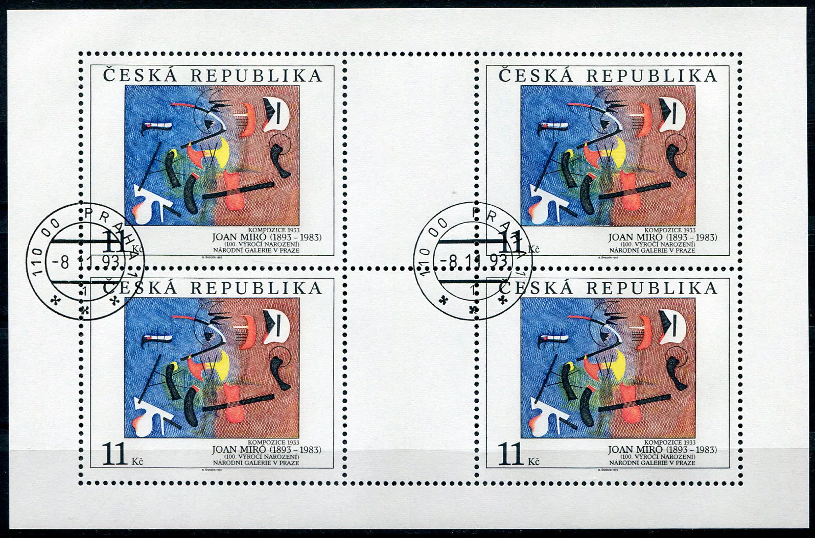 (1993) Pof. PL 28 - O - Česká republika - Kompozice (1933)