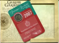 (2007) San Marino 2 € - Giuseppe Garibaldi - karta banknotowa