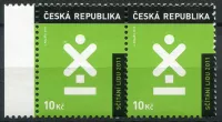 (2011) 666 ** (2-er) - Republika Czeska - Spis ludności - VV 11/1 - kółko powyżej "X"
