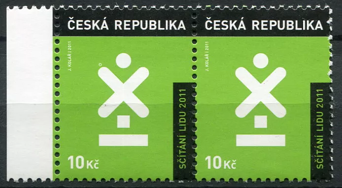 (2011) 666 ** (sp) - Česká republika - Sčítání lidu - VV 11/1 - kroužek nad "X"
