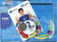 (2012) San Marino 2 € - 10 lat euro - karta banknotowa