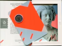 (2018) - 2 € - San Marino - Gian L. Bernini - mincovní karta