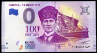 (2019-1) Turcja - Samsun - 19 maja 1919 r. - 0,- EUR na pamiątkę