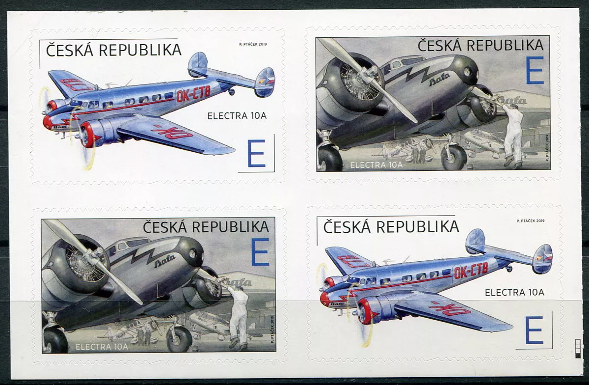 (2019) Pof. 1042 - 1043 (4-bl) ** - Česká republika - Svět v oblacích "E"