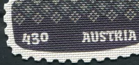 Detail tisku na známku