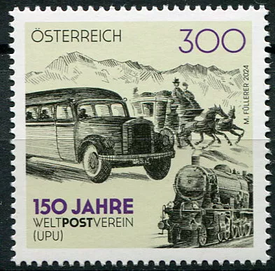(2024) MiNr. 3821 ** - Rakousko - 150 roků UPU