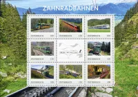 (2025) Austria - kolej Zahnradbahnen (blok 8 zn.)