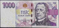 Republika Czeska (P 25a Q) 1000 CZK (2008) UNC