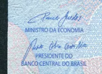 Brazylia (P 252 f) 2 Reais (2023) - UNC Vzor podpisů