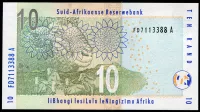 J.A.R. (P 128) banknot 10 RAND (2005) - UNC J.A.R. (P 128) 10 RAND (2005) - UNC