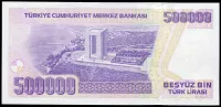 Turecko (P 212a.2) 500 000 Lirasi 1970 (1997) - UNC