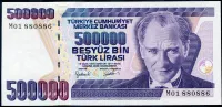 Turecko (P 212a.2) 500 000 Lirasi 1970 (1997) - UNC