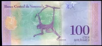 Venezuela (P 106c) - 100 bolivares (18.5.2018) - UNC