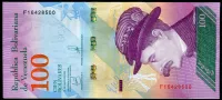 Venezuela (P 106c) - 100 bolivares (18.5.2018) - UNC