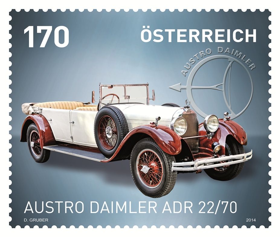 (2014) MiNr. 3116 ** - Austria - Samochody - Austro Daimler ADR 22/70