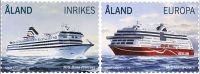 (2014) MiNr. 387 - 388 ** - Aland - Pasażerskie statki morskie