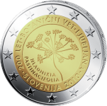 (2010) 2 € - Słowenia - Lublana - Ogród Botaniczny (UNC)