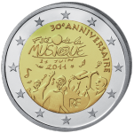 (2011) 2 € - Francja - Święto Muzyki (UNC)