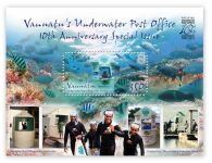 (2013) MiNr. ** - Vanuatu - BLOCK - 10 lat podwodnej poczty